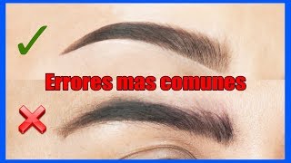 CEJAS PERFECTAS FACIL paso a paso y Errores de Maquillaje  Alin Pescina Makeup [upl. by Hoyt]