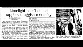 Limelight Hasnt Dulled Rappers Thuggish Mentality E1999 Eternal Review 8281995 [upl. by Lehcsreh]