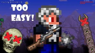 These bosses are WAY to easy  Terraria First Final Update [upl. by Karalynn]