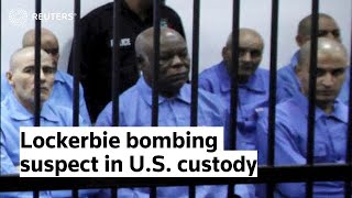 Lockerbie bombing suspect taken into US custody [upl. by Amehsyt154]