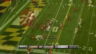 Clemson vs Maryland Football Highlights 2013 [upl. by Olinad]