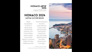 2024 Monaco International Art Fair Art3f August 2024 Capital Culture House gallery [upl. by Lindo]