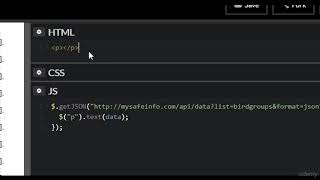 11 jQuery getJSON Method [upl. by Glennis]