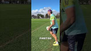 When every go is the ‘first go’ 🤣 crossbarchallenge nrl [upl. by Anirehtak7]