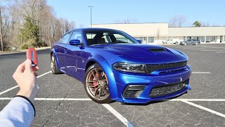 NEW Dodge Charger SRT Hellcat Widebody Start Up Exhaust Walkaround POV Test Drive and Review [upl. by Mendive]