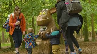 Thorndon Country Park colourful woodlands birdlife open parkland fishing and the Gruffalo Trail [upl. by Jone]