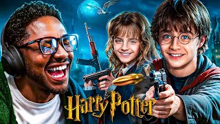 I Watched HARRY POTTER WITH GUNS Its So INSANE I LOST It [upl. by Slaby876]