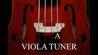 VIOLA Tuner A440  Easy to use  A D G C [upl. by Elahcim]