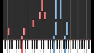 Tutorial Sadness and Sorrow Piano from Naruto Hakus Death Scene [upl. by Androw787]