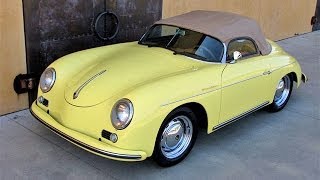 1957 Porsche 356 Speedster Beck Built Porsche Replica [upl. by Assert]