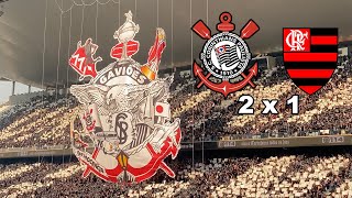 Corinthians 2 x 1 Flamengo  react da torcida no estádio  Brasileirão 2024 [upl. by Judith]