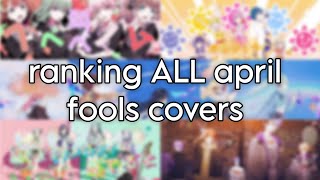 ranking ALL april fools covers from project sekai [upl. by Esinwahs]