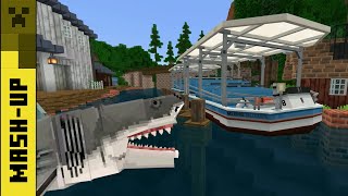 Jaws in Minecraft  Universal Studios Experience 2 [upl. by Lydnek]