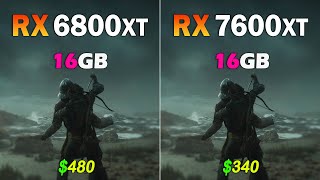 Used RX 6800 XT or New RX 7600 XT Which one should you buy Test in 1080p amp 1440p [upl. by Lindeberg]