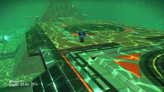 No Mans Sky  Installing twin landing pads at Pyramid Alpha [upl. by Fital]