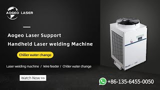 Chiller water changeAOGEO LASER [upl. by Lain]