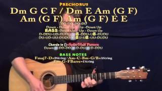 Million Years Ago Adele Strum Guitar Lesson Chord Chart  Capo 4th [upl. by Lashonda]