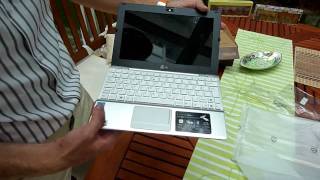 Asus Eee PC 1018P Unboxing [upl. by Ymij]