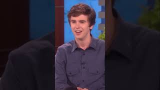 Freddie Highmore Speaking Arabic [upl. by Enylhsa861]