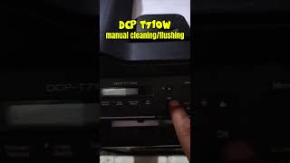 how to manual flushing brother DCP T710W printer printer [upl. by Macintyre]