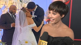 Smile 2 Naomi Scott Says Love Is Blind Helped Her ‘Decompress’ After Shooting Exclusive [upl. by Ahseuqal]