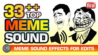 33 sound effect meme kocak for edits youtube memes [upl. by Eugene]