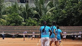 Ethiraj vs AZone Interzone  ballbadminton [upl. by Harli]