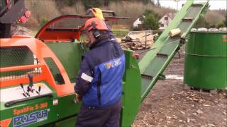 Turning oversized timber into quality logs with a POSCH and LASCO [upl. by Reinertson]