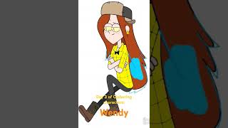 Day 3 of ciphering characters wendy billcipher gravityfalls edit [upl. by Ennoryt]