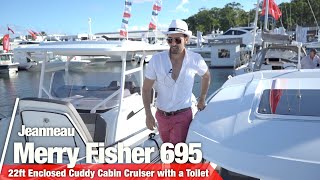 Jeanneau Merry Fisher 695 Tour  Ocean Cruising with a Toilet [upl. by Asirem]