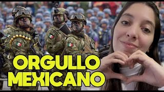 ✅ EXTRANJERA REACCIONA a DESFILE MILITAR MEXICANO 2024 UNA BOMBA 🔥🔥 [upl. by Spear]