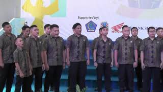 Getsemani Sakobar Youth Male Choir quotHaleluyahquot dan quotMy Souls Been Anchored in the Lordquot [upl. by Kihtrak644]