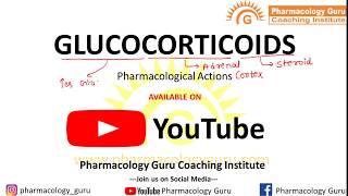 Glucocorticoids Physiological  Pharmacological actions [upl. by Michelina]