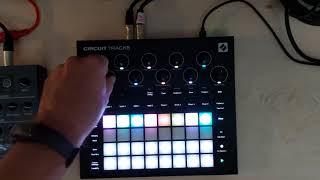 Novation circuit tracks  MELODIC TECHNO  Dawless jamming [upl. by Hyacinthia]