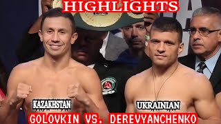 Gennady Golovkin Vs Sergiy Derevyanchenko  Close Fight [upl. by Cupo5]