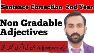 Non Gradable Adjectives  Sentence Correction 2nd Year Part 11 [upl. by Wiburg592]