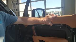 2020 land rover defender door panel sweep removal [upl. by Shalna516]