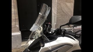 Tutorial Givi Airflow for Honda NC 750X homemade windscreen DIY [upl. by Aneba]