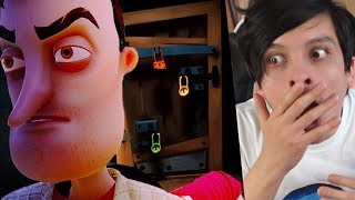 REACCIONANDO A LA NUEVA PUERTA DEL FINAL TRAILER OFICIAL  HELLO NEIGHBOR  DeGoBooM [upl. by Dayiz]