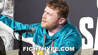 CANELO ERUPTS quotGET THE FK OUT OF HEREquot HEATED ALTERCATION WITH ANDRADE AFTER STOPPING SAUNDERS [upl. by Dasi521]