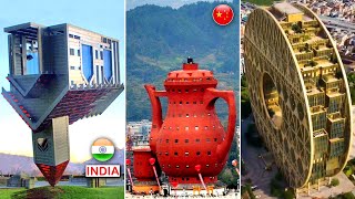 Top 10 Unusual Buildings in The World [upl. by Nitsugua985]