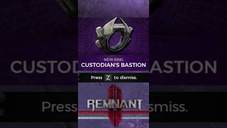 Custodians Bastion Ring Location Remnant 2 DLC Dark Horizon gamingguide gaming 4k60fps [upl. by Vivian]