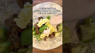 Breakfast burrito cooking chef food breakfast burrito [upl. by Enyamert]