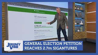 General election petition reaches 27m signatures  Jeremy Vine [upl. by Memberg]