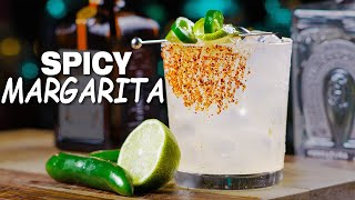 How to Make The Best Spicy Margarita Cocktail Drink Ingredients and Recipe [upl. by Hanus]