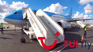 TUI FLY BOEING 737700  CLERMONT FERRAND  MARRAKECH [upl. by Acirdna100]