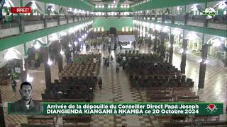 Arrivée de la dépouille du Conseiller Direct Papa Joseph DIANGIENDA KIANGANI à NKAMBA ce 20 Octob… [upl. by Halak]