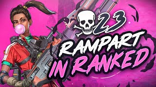 Rampart 23 Kills IN RANKED  Tollis Road To Predator [upl. by Fifi]