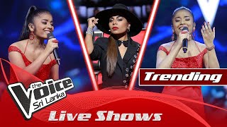 Naveesha Sooriyaarachchi  Pawela Kodu Akase පාවෙලා කෝඩු ආකාසෙ  Live Shows  The Voice Sri Lanka [upl. by Audrye851]