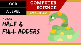105 OCR A Level H446 SLR15  14 Half amp full adders [upl. by Maclay]